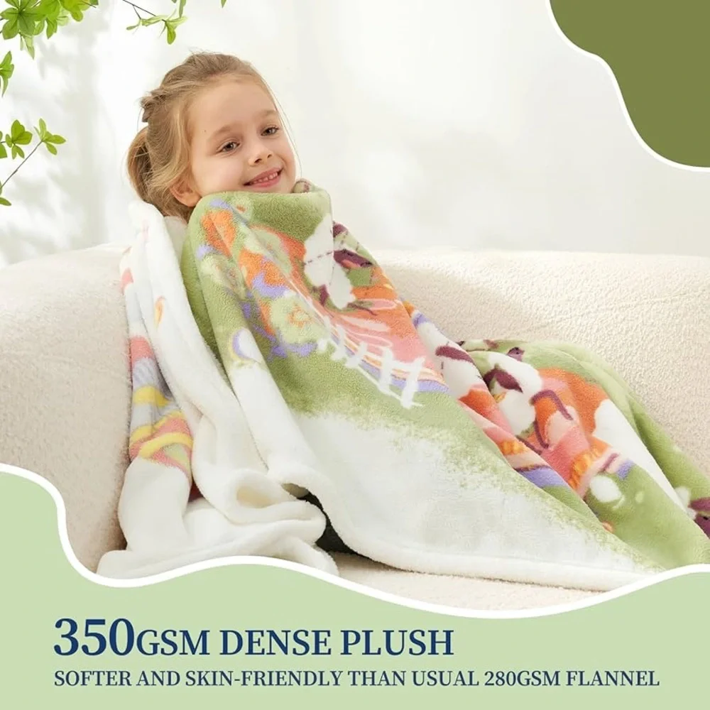 Cozy Bliss 59” Printed Throw - Lamb Playground